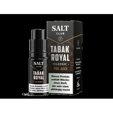 Salt Club - Flavorist Tabak Royal - Nikotinsalz Liquid - Classic