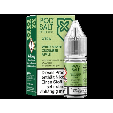 Pod Salt X - Nikotinsalz Liquid  - White Grape Cucumber Apple