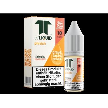 Elf-Liquid - Single - Nikotinsalz Liquid - Pfirsich