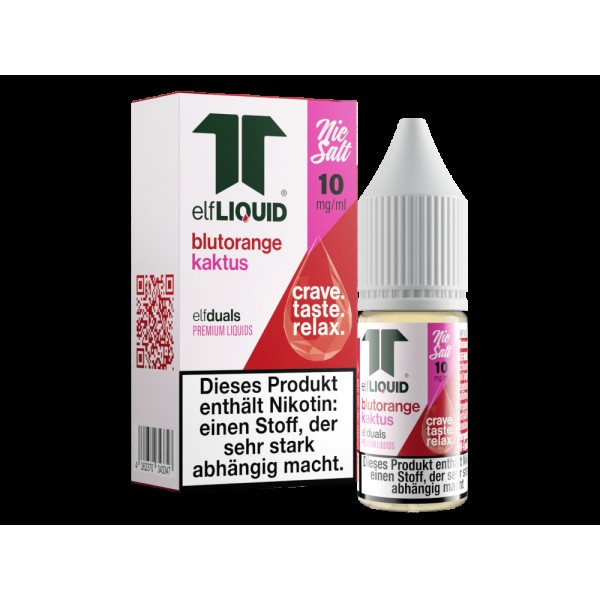 Elf-Liquid - Dual - Nikotinsalz Liquid 10 mg/ml - Blutorange-Kaktus