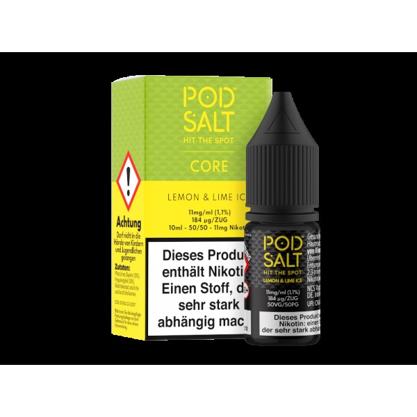 Pod Salt Core - Nikotinsalz Liquid - Lemon & Lime Ice
