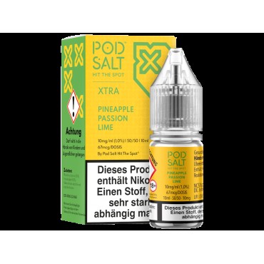 Pod Salt X - Nikotinsalz Liquid  - Pineapple Passion Lime