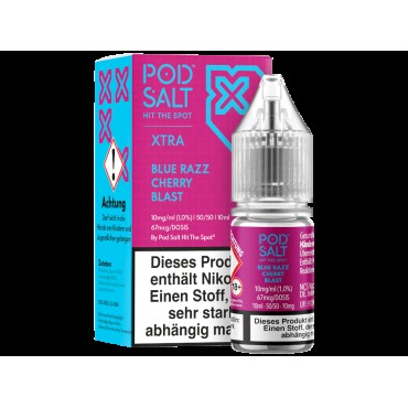 Pod Salt X - Nikotinsalz Liquid  - Blue Razz Cherry Blast