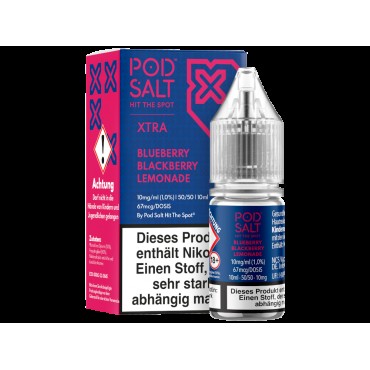 Pod Salt X - Nikotinsalz Liquid  - Blueberry Blackberry Lemonade