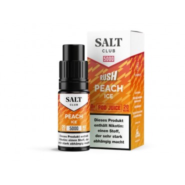 Salt Club - 5000 - Nikotinsalz Liquid 20 mg/ml - Peach Ice