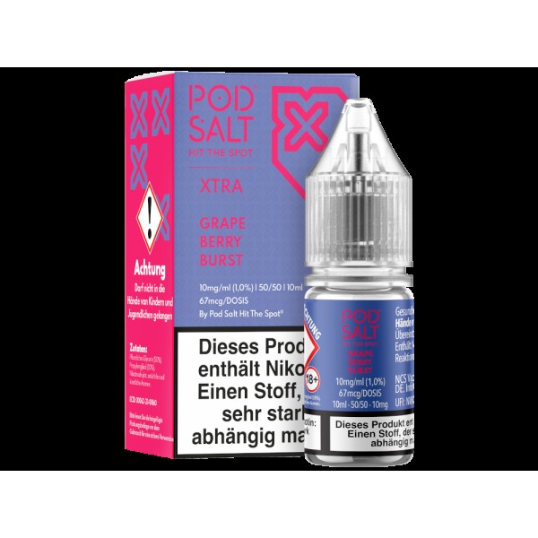 Pod Salt X - Nikotinsalz Liquid  - Grape Berry Burst