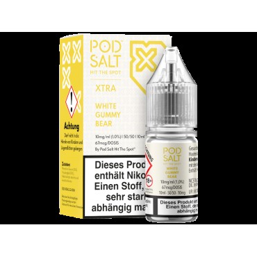Pod Salt X - Nikotinsalz Liquid  - White Gummy Bear