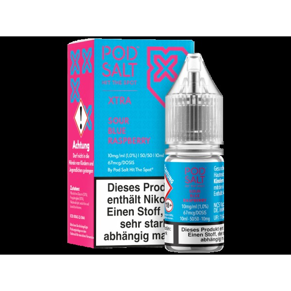 Pod Salt X - Nikotinsalz Liquid  - Sour Blue Raspberry