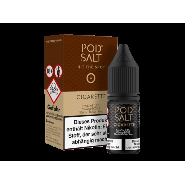 Pod Salt - Cigarette - E-Zigaretten Nikotinsalz Liquid Pod Salt - Cigarette...