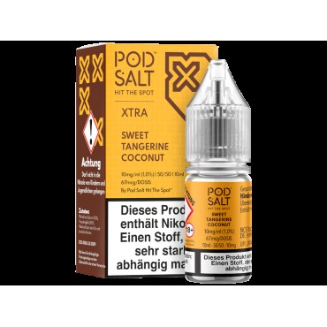 Pod Salt X - Nikotinsalz Liquid  - Sweet Tangerine Coconut