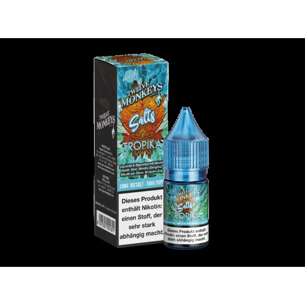 Twelve Monkeys - Iced - Nikotinsalz Liquid - Tropika