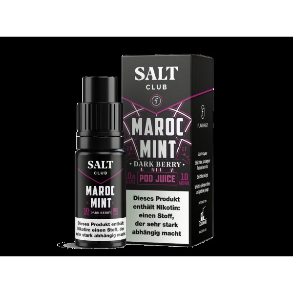 Salt Club - Flavorist Maroc Mint - Nikotinsalz Liquid - Dark Berry