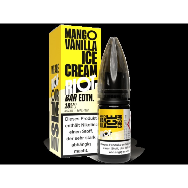 Riot Squad - BAR EDTN. - Nikotinsalz Liquid - Mango Vanilla Ice Cream