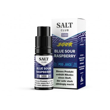 Salt Club - 5000 - Nikotinsalz Liquid 20 mg/ml - Blue Sour Raspberry