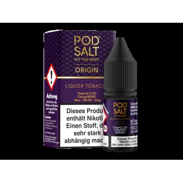 Pod Salt Origin - Liquor Tobacco - Nikotinsalz Liquid