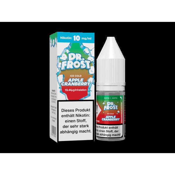 Dr. Frost - Ice Cold - Nikotinsalz Liquid - Apple Cranberry