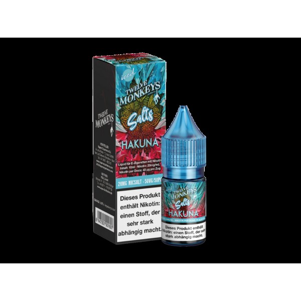 Twelve Monkeys - Iced - Nikotinsalz Liquid - Hakuna