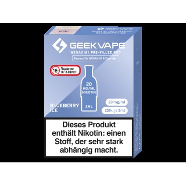GeekVape - Wenax M1 Pod (2 Stück pro Packung) - Prefilled