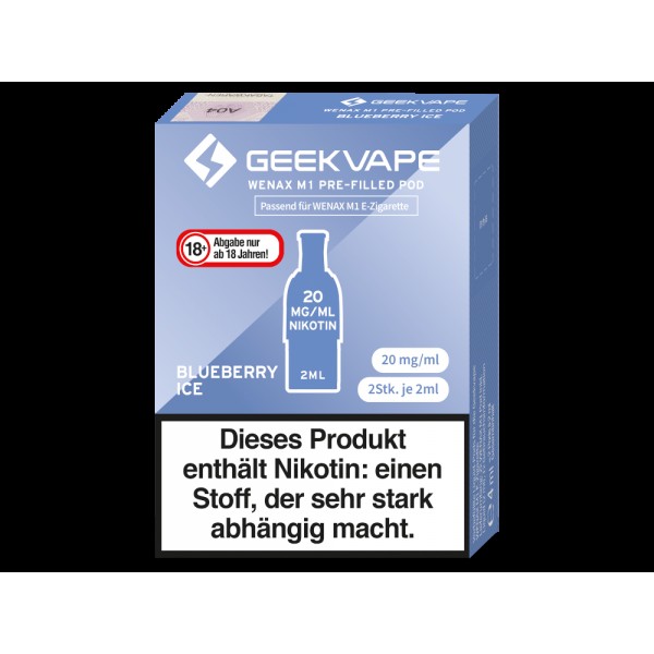 GeekVape - Wenax M1 Pod (2 Stück pro Packung) - Prefilled