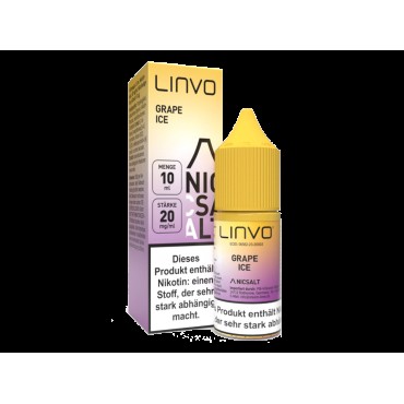 Linvo - Grape Ice - Nikotinsalz Liquid 20 mg/ml